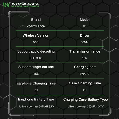 Hot Selling W58 Gaming Earphone BT 5.3